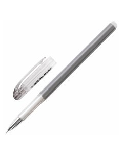 Ручка гелевая College с ластиком 0 38 мм черная Staff