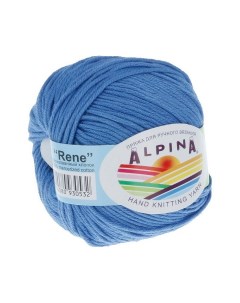 Пряжа RENE 10 шт в упак цвет бл синий RENE 087 105 м от Alpina