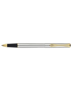Ручка роллер Traveller stainless steel gold синяя арт D20000651 Diplomat