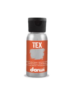 Краска для ткани TEX DA0100050 50 мл 080 серебро Darwi