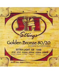 Струны GB1048 золотая бронза Sit strings