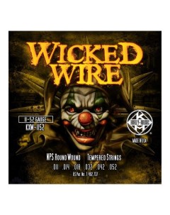 Kxw 1152 Wicked Wire Roundwound Tempered струны для электрогитары Kerly