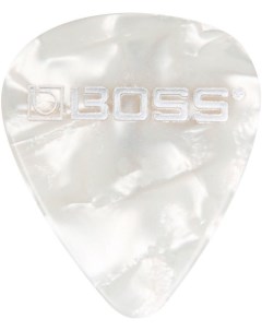 Комплект медиаторов BPK 12 WM Celluloid White Pearl Medium 12 Pack 0 7 мм 12 шт Boss