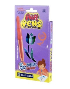 Набор фломастеров воздушных 5 цветов Air Pens Pastel Colours Centropen