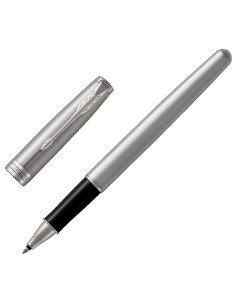 Шариковая ручка Sonnet Core Stainless Steel CT палладиевые детали черная Parker