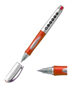 Ручка роллер bionic 2007 0 3 мм красные чернила Stabilo