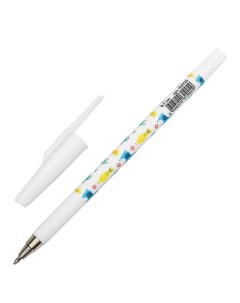 Ручка шариковая Lama 0 35мм синий цвет чернил soft touch 36шт 143735 Юнландия