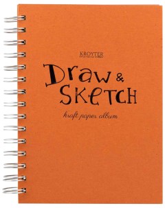 Скетчбук Draw and sketch А5 40 листов Kroyter