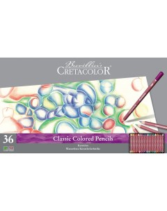 Профессиональные цветные карандаши KARMINA 36 цветов Cretacolor