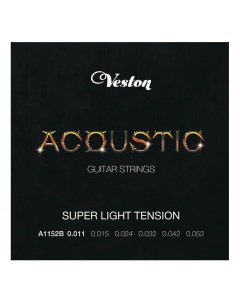 Струны A1152B для акустической гитары Veston