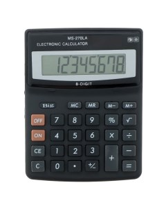 Калькулятор настольный 8 разрядный MS 270LA двойное питание Nobrand