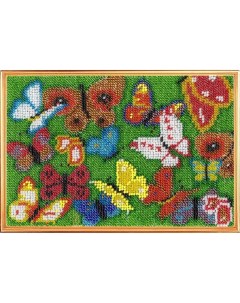 Набор для вышивания 153МН Панно Бабочка Вышивальная мозаика