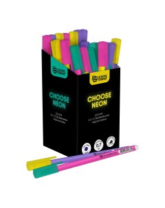 Ручка гелевая Schoolformat Choose Neon пиши стирай 0 5 мм цвет чернил синий в ассортименте