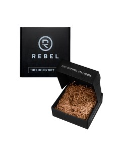 Подарочная коробка c крафтовым наполнителем RB901 Rebel barber