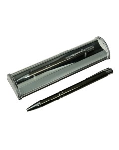Шариковая ручка подарочная автоматическая Стильв футляре темно серая Calligrata