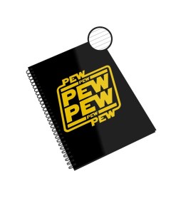 Блокнот Star Wars Звездные войны Pew NP FMSW9 A4 3 A4 48 листов в линейку Сувенирshop