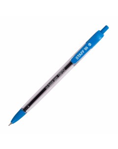 Ручка шариковая автоматическая Everyday 0 35мм синяя масляная основа 75 уп Staff