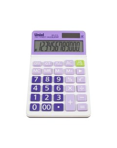 Калькулятор UD 211L лиловый Uniel
