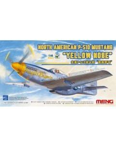 Сборная модель Meng 1 48 North American P 51D Mustang Yellow Nose LS 009 Meng model