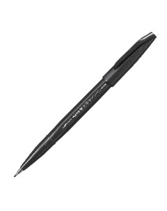 Фломастер кисть для каллиграфии Brush Sign Pen Pigment Fine черный Pentel