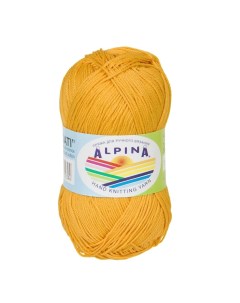 Пряжа Sati 972 ярко желтый Alpina