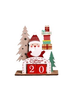 Вечный календарь Дед Мороз с подарками 14 х 5 5 х 15 5 см Nobrand