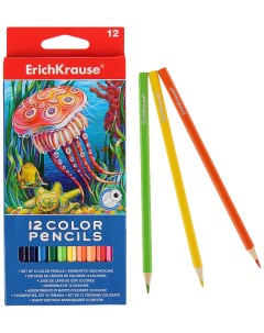 Карандаши цветные 12 сolor pencils Erich krause