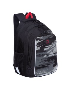 Рюкзак школьный RB 252 3f 1 черный серый Grizzly