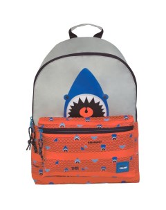 Рюкзак детский Shark Attack 41х30х18 см красно серый Milan