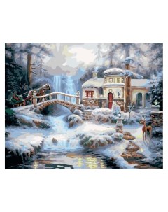 Картина по номерам Зимняя река 40x50 см Paintboy