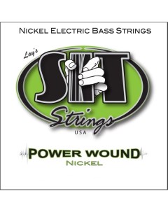 Струны для бас гитары NR40100L Powerwound Nickel Custom Light 40 100 Sit strings