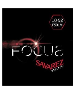 F50lm Electric Focus 010 052 струны для электрогитары Savarez