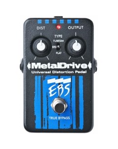 Педаль эффектов примочка для бас гитары MetalDrive Ebs