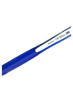 Ручка шариковая автоматическая Triball синяя 0 7мм грип Munhwa