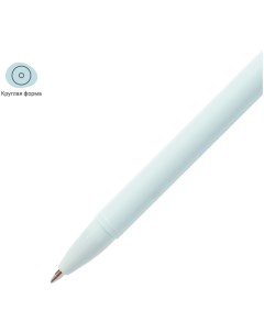 Ручка шариковая Unicorn синяя 0 7мм корпус ассорти с топпером Meshu
