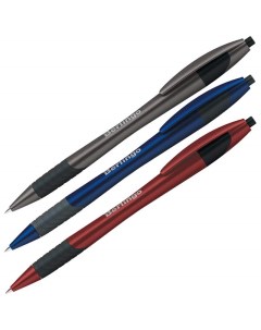 Ручка шариковая BERLINGO Metallic XL синяя 0 7мм арт 206163 12 шт Nobrand