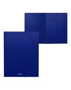 Папка Diamond Total Blue до 300 листов синяя на резинке для тетрадей А4 Erich krause