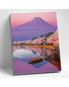 Картина по номерам 40 x 50 см Озеро в Японии 26 цветов Molly