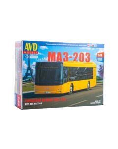 4055AVD Сборная модель Городской автобус МАЗ 203 Avd models