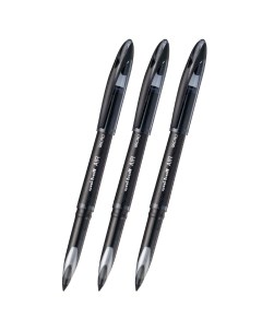 Ручка роллер Uni Ball Air Micro черная 0 5мм 3 штуки PPS Uni mitsubishi pencil