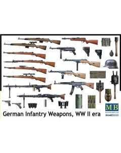 Сборная модель 1 35 Оружие немецкой пехоты WWII 35115 Masterbox