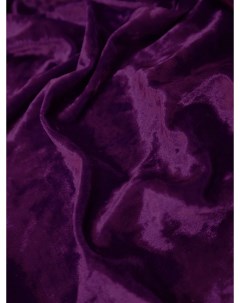 Ткань Бархат Крэш Стрейч В2 303 отрез 100 160см темно фиолетовый Ткани, что надо!