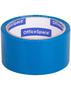 Клейкая лента упаковочная 48 66 40 м синяя Officespace
