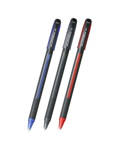 Набор ручек шариковых UNI Jetstream SX 101 красная синяя черная 0 5 мм 3 шт Uni mitsubishi pencil