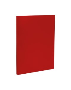 Папка с пружинным скоросшивателем А4 14мм 500мкм пластик красная Стамм