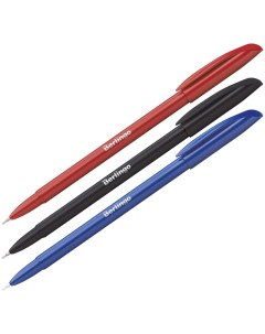 Ручка шариковая Metallic синяя 0 7мм корпус ассорти 50шт Berlingo