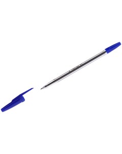 Ручка шариковая 51 Classic синяя 1 0мм прозрачный корпус 50шт Corvina