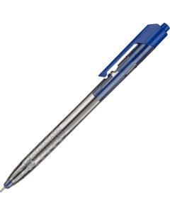 Ручка шариковая автоматическая Arrow д шар 0 7 мм синяя 15шт Deli