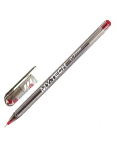 Ручка шариковая неавтоматическая MY TECH 0 7 мм RED 2240 25 10шт Pensan