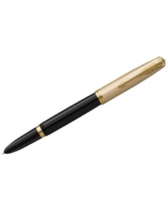 Ручка перьевая 51 Deluxe Black GT черная 0 8мм подарочная упаковка Parker